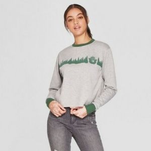 Smokey the Bear Cropped Crewneck